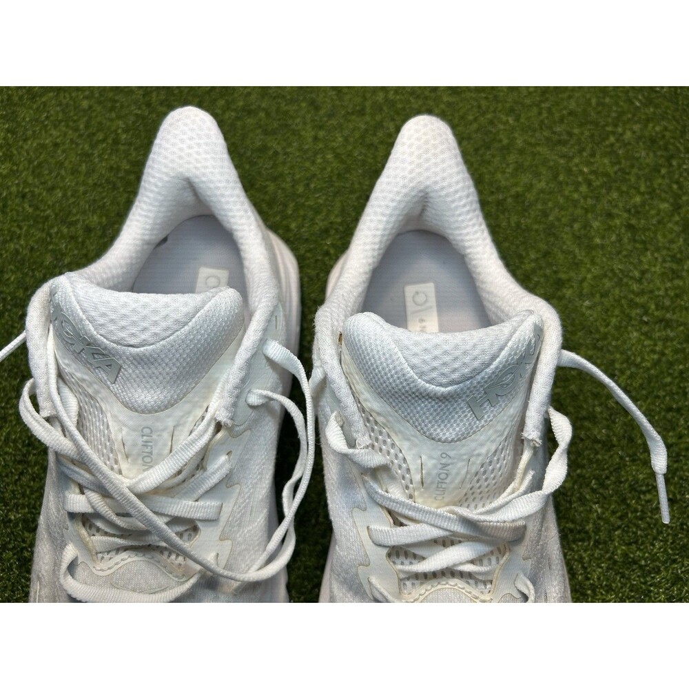 Hoka One One Clifton 9 Women's Size 8 B Running Shoes White Jogging Trainer - Picture 4 of 8